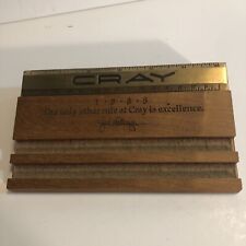 CRAY RESEARCH INC. Supercomputers Employee Gift Reward Ruler 6.5” picture