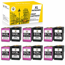 Combo Black Color Ink Cartridge 65XL 64XL 63XL 61XL 67XL For HP 63 64 65 XL Lot picture