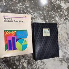 Vintage Apple Computer Apple 2 Business Graphics Software Complete  Box W Sleeve picture
