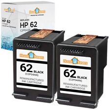 2PK For HP 62 Black (C2P04AN) Ink Cartridge for Officejet 5700 Series 6301  picture
