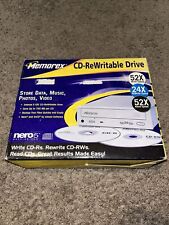 NEW OPEN BOX Memorex CD-ReWritable Drive 52x Write Read Speed 24x Rewrite SEE picture