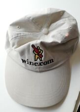 wine.com FAHRENHEIT Ballcap Dot Com Hat 90s Y2k Silicon Valley beige red bottle picture