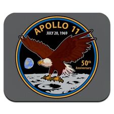 NASA Apollo 11 50th Anniversary Patch Low Profile Thin Mouse Pad Mousepad picture