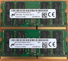 32GB (2x16GB) MICRON DDR4 2400 MHZ PC4-19200 2RX8 Laptop MTA16ATF2G64HZ-2G3H1 picture
