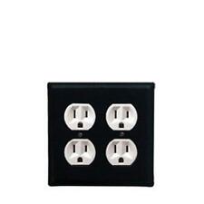 Village Wrought Iron EOO-87 Plain - Double Outlet Electric Cover picture