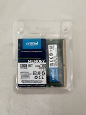 Crucial 32GB KIT 16GBx2 DDR4 3200 MHz PC4-25600 SODIMM 260-Pin Laptop Memory picture