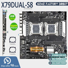 X79 S8 Dual CPU LGA 2011 Motherboard Support Intel E5 V1/V2 Processor 8*DDR3 RAM picture