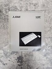Original Vintage 1986 Atari 520ST Computer Owner's Manual Spiral Bound Book picture