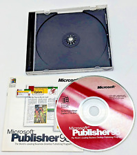 Microsoft Publisher 98 - CD Key Included - PC Windows Publishing Program picture