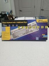 NEW FACTORY SEALED Keyboard Vintage Retro Classic Antique Old-School White picture
