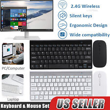  2.4Ghz Slim Mini Wireless Keyboard and Mouse Combo Set For PC Laptop Computer  picture