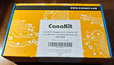 Canakit Raspberry Pi 4 Kit 4GB DDR4 32GB MicroSD Black Case - New and Sealed picture