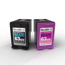 Stealth iX Ink - HP 63BiX & 63CiX Combo Pack - Invisible Ink Replacement Cart... picture