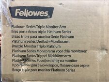 Fellowes Triple Monitor Arm Adjustable 360-degree Rotation Black 8042601 picture