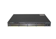 Cisco WS-C2960X-48LPD-L V07 48 Port PoE Gigabit Switch with C2960X-Stack picture