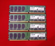 Crucial 16GB 4x 4GB PC2-5300U PC5300 667 Dual Ch NonECC Memory DDR2 CT51264AA667 picture