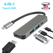 Type C USB 3.1 to USB-C 4K HDMI USB 3.0 Adapter Cable 4 in 1 Hub For iPad iPhone picture
