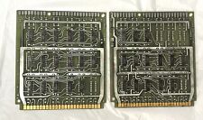 Vintage 1968 Burroughs Computer Carrier Cards lot of 2 Circuit Boards 6” x 6.5” picture