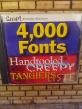 Snap Everyday Solutions 4,000 4000 Fonts CD for Windows 95 / 98 picture