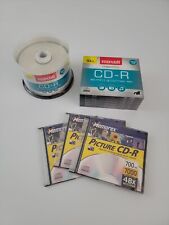 CD-R Discs Data / Picture Recordable Media 50 Pack Spindle Blank 700 MB 63 Qty picture