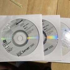 New Open Box Microsoft  SQL Sever 2005  MSDN Library 3 Disc Set picture