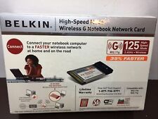 2004 Belkin 125 High-Speed Mode Wireless G Notebook Network C 722868511220 New picture