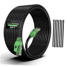 20FT Cat6 Outdoor Ethernet Cable, In-Ground, Heavy Duty Direct Burial, 20 Feet picture