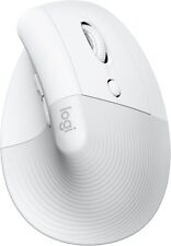 Logitech Lift Vertical Ergonomic Mouse, Wireless for Mac OS - White picture