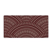 Table Mouse Waterproof Desk Pad Protector Mat Large Ethnic mandala 100x50 picture