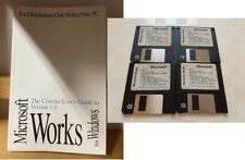 Microsoft Works For Windows User’s Guide & Install Disk Set Version 3.0 (1993) picture