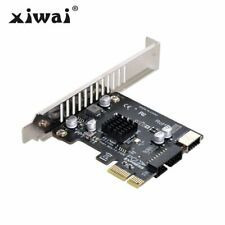Xiwai USB 3.1 Front Panel Socket USB 2.0 to PCI-E 1X Express Card Adapter picture