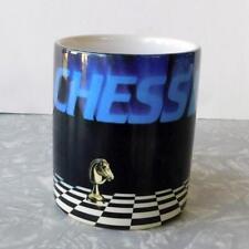 Vintage Xerox Computer Chess Advertising Coffee Mug 1980s 90s Outrun Artwork picture