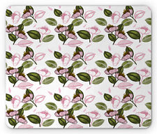Ambesonne Retro Floral Mousepad Rectangle Non-Slip Rubber picture