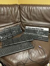 Lot Of 5 Keyboards - HP , LENOVO, ALL WIRED Tested And Working picture