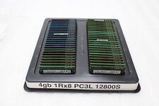 Lot of 50 RAM SO-DIMM laptop memory mixed manufacturers 4GB 1Rx8 PC3L-12800S picture
