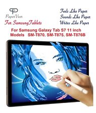 PaperVeer Matte Film Anti-Glare Screen Samsung Galaxy Tablet S7 11 inch. picture
