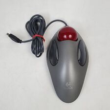 Logitech Trackman Marble T-BC21 4-Button Ergonomic USB Wired Trackball Mouse picture