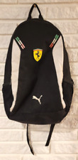 Puma Scuderia Ferrari Backpack Black w Laptop Sleeve Fanwear Sports Car Racing picture