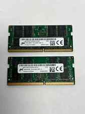 Micron 32GB Kit (2x16GB) 2RX8 PC4-2400T DDR4 1.2v CL17 SODIMM LAPTOP RAM - HVD picture