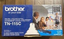 Brother TN-115C Genuine Cyan Color Toner Print Cartridge High Yield OEM picture