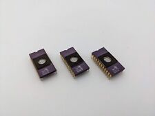 Lot Of 3 Texas Instruments TMS 2532JDL EPROM Gold Pins picture