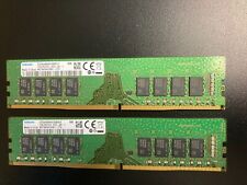 LOT OF 2 Samsung 16GB (2x16GB) PC4 2666V 2Rx8 DDR4 UDIMM Desktop Memory picture