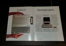 Apple IIc Computer 8 page brochure 1984 Bill Gates Vintage **FREE SHIPPING** picture