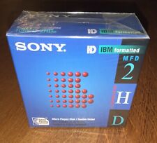 NEW SEALED Sony HD IBM Formatted MFD 2 Micro Floppy Disk 2-Sided 10 Pack 2HD picture
