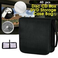 40 Black CD DVD Disc Carry Case Holder Bag Wallet Storage Binder Book2024-US picture