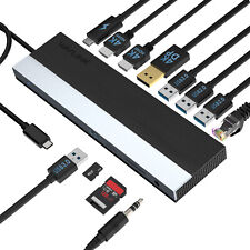 USB C Docking Station 4K Triple Display 2HDMI 1 DP 85W Charging RJ45 USB 2.0/3.0 picture