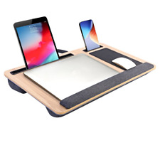 Lap Desk, Laptop Lap Desk with Cushion Made with Premium Real Acacia Wood 15inch picture