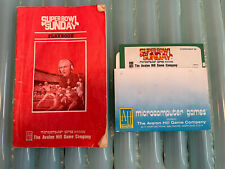 Super Bowl Sunday FOOTBALL Game + Manual for Commodore 64 / 64C / 128D / 128 picture