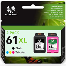 2 Pack 61XL 61 XL Ink Cartridge Combo For HP ENVY 4500 4501 4502 4504 5530 5535 picture