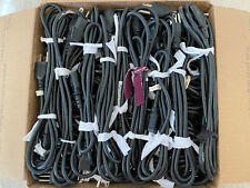 LOT OF 58 KETTLE END POWER CORDS 6 FT. COMPUTERS  MONITORS PRINTERS US 3 PRONG picture